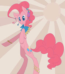 Size: 900x1013 | Tagged: safe, artist:silfidum, pinkie pie, friendship is witchcraft, g4, gypsy pie, romani