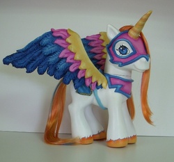 Size: 501x466 | Tagged: safe, artist:colorscapesart, alicorn, pony, g3, 2011, customized toy, irl, male, male alicorn, not prince solaris, photo, she-ra and the princesses of power, stallion, styling size, swift wind, toy