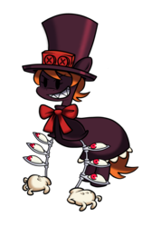 Size: 992x1472 | Tagged: safe, artist:seabastian, peacock (skullgirls), ponified, skullgirls