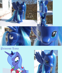Size: 1000x1187 | Tagged: safe, artist:reflera, princess luna, pony, g4, customized toy, irl, photo, s1 luna, solo, toy