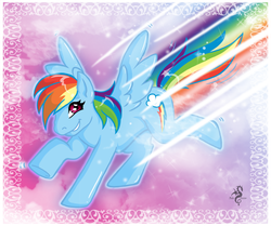 Size: 850x710 | Tagged: safe, artist:arofexdracona, rainbow dash, pony, g4, female, solo