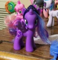 Size: 1460x1503 | Tagged: safe, artist:fullmetalotakudck, princess luna, pony, g4, brushable, customized toy, irl, photo, toy