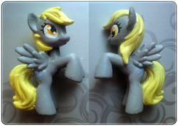 Size: 685x484 | Tagged: safe, artist:xnir0x, derpy hooves, pony, g4, customized toy, irl, photo, solo, toy