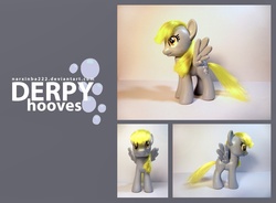 Size: 1424x1050 | Tagged: safe, artist:narxinba222, derpy hooves, pony, g4, brushable, customized toy, irl, photo, solo, toy