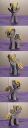 Size: 450x2000 | Tagged: safe, artist:amandkyo-su, derpy hooves, pony, g4, brushable, customized toy, irl, photo, toy