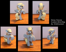 Size: 1189x943 | Tagged: safe, artist:eqsilverbolt, derpy hooves, pony, g4, customized toy, irl, photo, solo, toy
