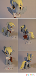 Size: 900x1917 | Tagged: safe, artist:colour-splashes, derpy hooves, pony, g4, brushable, customized toy, irl, photo, toy