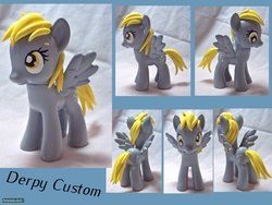 Size: 1024x768 | Tagged: safe, artist:electricmayhem8416, derpy hooves, pony, g4, brushable, customized toy, irl, photo, solo, toy