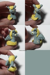 Size: 800x1200 | Tagged: safe, artist:chibisilverwings, derpy hooves, pony, g4, customized toy, irl, photo, toy
