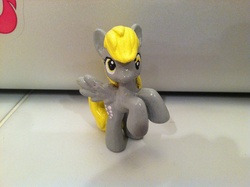 Size: 2592x1936 | Tagged: safe, artist:kwockodile, derpy hooves, pony, g4, customized toy, irl, photo, solo, toy