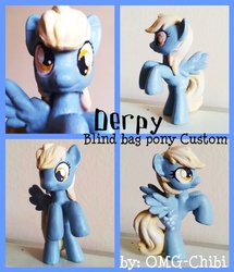 Size: 858x997 | Tagged: safe, artist:omg-chibi, derpy hooves, pony, g4, customized toy, irl, photo, solo, toy