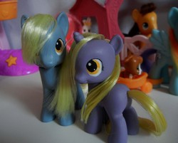 Size: 2324x1872 | Tagged: safe, artist:customanon, derpy hooves, dinky hooves, pony, g4, brushable, customized toy, irl, photo, toy