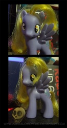 Size: 627x1200 | Tagged: safe, artist:vixen8387, derpy hooves, pony, g4, brushable, customized toy, irl, photo, solo, toy