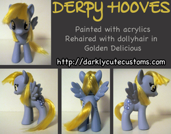 Size: 900x705 | Tagged: safe, artist:kanamai, derpy hooves, pony, g4, brushable, customized toy, irl, photo, solo, toy