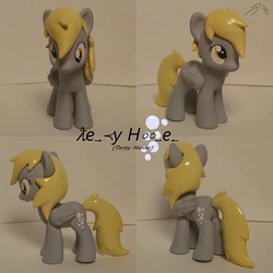 Size: 2400x2400 | Tagged: safe, artist:shearx, derpy hooves, pony, g4, brushable, customized toy, irl, photo, solo, toy