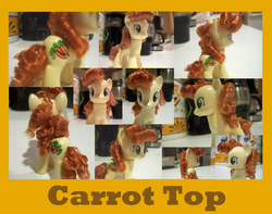 Size: 900x709 | Tagged: safe, artist:inkeed, carrot top, golden harvest, pony, g4, brushable, customized toy, irl, photo, toy