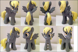 Size: 1099x732 | Tagged: safe, artist:omgwtflols, derpy hooves, pony, g4, brushable, customized toy, irl, photo, solo, toy