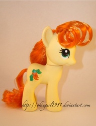 Size: 448x587 | Tagged: safe, artist:okiegurl1981, carrot top, golden harvest, pony, g4, brushable, customized toy, irl, photo, toy