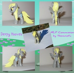 Size: 824x814 | Tagged: safe, artist:nsomniotic, derpy hooves, pony, g4, brushable, customized toy, irl, photo, solo, toy