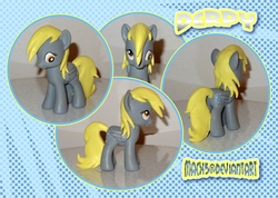 Size: 6374x4547 | Tagged: safe, artist:macx5, derpy hooves, pony, g4, absurd resolution, brushable, customized toy, irl, photo, solo, toy