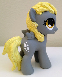 Size: 402x496 | Tagged: safe, artist:omgwtflols, derpy hooves, pony, g4, brushable, customized toy, female, filly, irl, photo, solo, toy