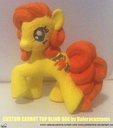 Size: 900x1018 | Tagged: safe, artist:pinkemina, carrot top, golden harvest, pony, g4, customized toy, irl, photo, solo, toy