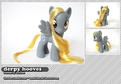 Size: 800x558 | Tagged: safe, artist:tinrobo, derpy hooves, pony, g4, brushable, customized toy, irl, photo, solo, toy