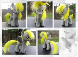 Size: 1000x735 | Tagged: safe, artist:kaizerin, derpy hooves, pony, g4, brushable, customized toy, irl, photo, solo, toy