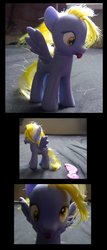 Size: 808x1896 | Tagged: safe, artist:robinf, derpy hooves, pony, g4, brushable, customized toy, irl, photo, solo, toy