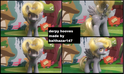 Size: 1288x774 | Tagged: safe, artist:balthazar147, derpy hooves, pony, g4, brushable, customized toy, irl, photo, solo, toy