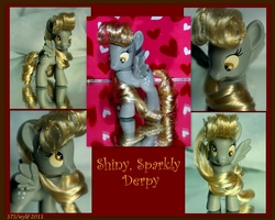 Size: 1200x960 | Tagged: safe, artist:wylf, derpy hooves, pony, g4, brushable, customized toy, irl, photo, solo, toy
