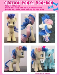 Size: 800x1013 | Tagged: safe, artist:autumnalone, bon bon, lyra heartstrings, sweetie drops, earth pony, pony, g4, brushable, customized toy, irl, photo, toy