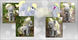 Size: 900x469 | Tagged: safe, artist:asukatze, derpy hooves, pony, g4, brushable, customized toy, irl, photo, solo, toy