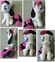 Size: 900x1010 | Tagged: safe, artist:rens-twin, bon bon, sweetie drops, earth pony, pony, g4, irl, photo, plushie