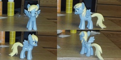 Size: 7000x3500 | Tagged: safe, artist:badhoagie91, derpy hooves, pony, g4, brushable, customized toy, irl, photo, solo, toy