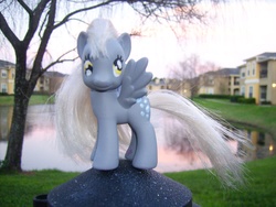 Size: 3264x2448 | Tagged: safe, artist:dr-anime, derpy hooves, pony, g4, brushable, customized toy, irl, photo, solo, toy