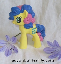 Size: 391x411 | Tagged: safe, artist:mayanbutterfly, bon bon, sweetie drops, earth pony, pony, g4, customized toy, irl, photo, toy