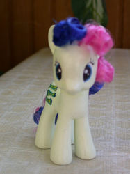 Size: 412x550 | Tagged: safe, artist:phasingirl, bon bon, sweetie drops, earth pony, pony, g4, brushable, customized toy, irl, photo, toy