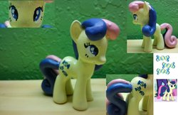 Size: 900x582 | Tagged: safe, artist:winter-hooves, bon bon, sweetie drops, earth pony, pony, g4, brushable, customized toy, irl, photo, toy