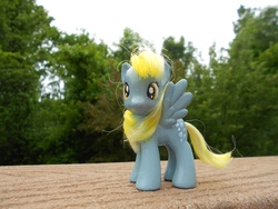 Size: 4320x3240 | Tagged: safe, artist:kitgirl34, derpy hooves, pony, g4, brushable, customized toy, irl, photo, solo, toy