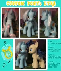 Size: 700x818 | Tagged: safe, artist:autumnalone, bon bon, lyra heartstrings, sweetie drops, earth pony, pony, g4, brushable, customized toy, irl, photo, toy