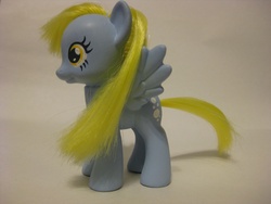 Size: 2592x1944 | Tagged: safe, artist:horrorboy13, derpy hooves, pony, g4, brushable, customized toy, irl, photo, solo, toy