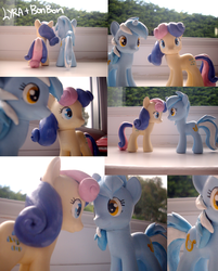 Size: 900x1119 | Tagged: safe, artist:affanita, bon bon, lyra heartstrings, sweetie drops, earth pony, pony, g4, brushable, customized toy, irl, photo, toy