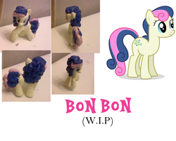 Size: 900x723 | Tagged: safe, artist:hope-loneheart, bon bon, sweetie drops, earth pony, pony, g4, customized toy, irl, photo, toy