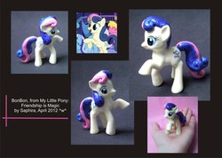 Size: 900x640 | Tagged: safe, artist:singingnight, bon bon, sweetie drops, earth pony, pony, g4, customized toy, irl, photo, toy