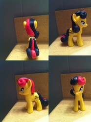 Size: 862x1160 | Tagged: safe, artist:surepurpose, bon bon, sweetie drops, earth pony, pony, g4, brushable, customized toy, irl, photo, toy