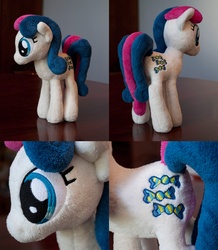 Size: 1741x2000 | Tagged: safe, artist:adamlhumphreys, bon bon, sweetie drops, g4, irl, photo, plushie