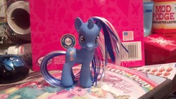 Size: 798x450 | Tagged: safe, artist:fields4mint, minuette, pony, g4, brushable, customized toy, irl, photo, toy