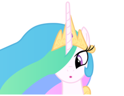 Size: 4000x3100 | Tagged: safe, artist:mihaaaa, princess celestia, pony, g4, :o, female, mare, open mouth, simple background, solo, transparent background, vector