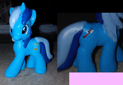 Size: 900x628 | Tagged: safe, artist:dornogol, minuette, pony, g4, customized toy, irl, photo, toothbrush, toy
